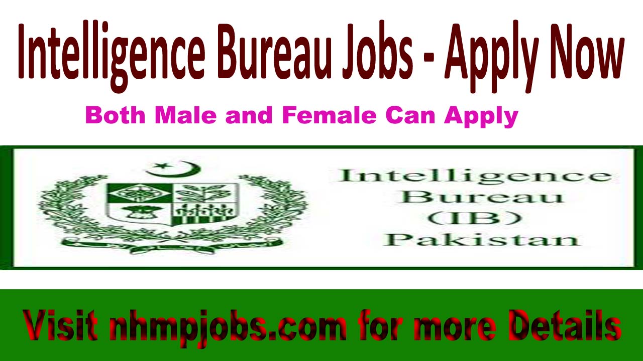 Intelligence Bureau Jobs 2024-Advertisement paper