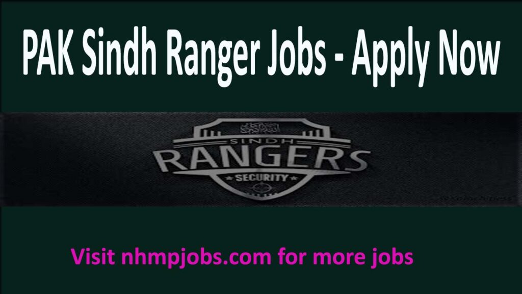 Latest Pak Sindh Ranger Jobs