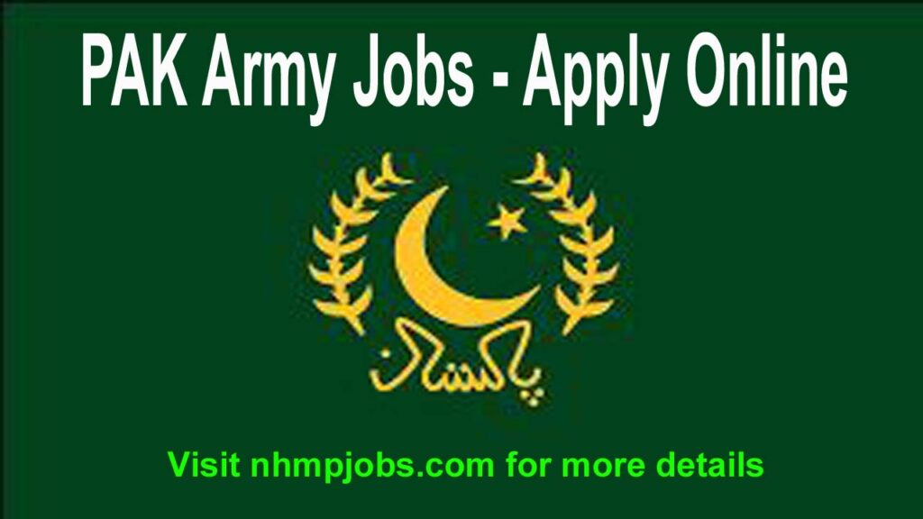 Latest Pak Army Jobs 2024-Submit Application form Online